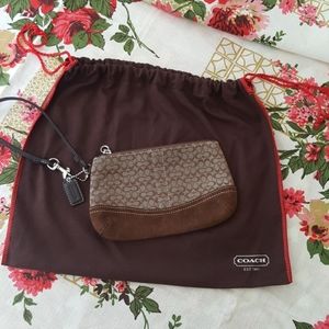 Authentic Coach Wristlet Wallet w/ Original Bag